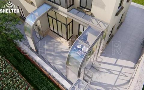 全玻璃陽光房 全玻璃陽光房